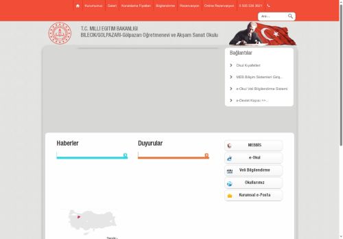 BİLECİK / GÖLPAZARI - Gölpazarı Öğretmenevi ve Akşam Sanat Okulu