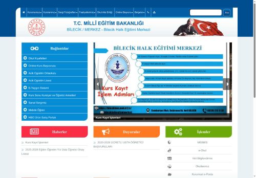 BİLECİK / MERKEZ - Bilecik Halk Eğitimi Merkezi