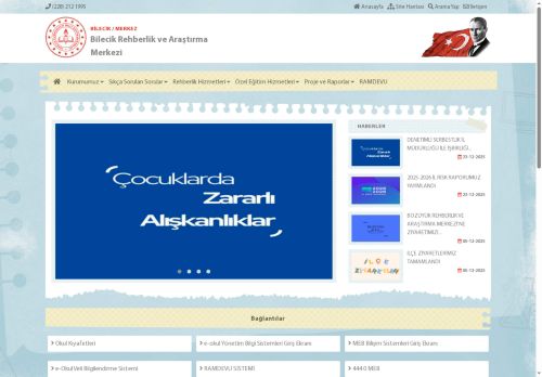 BİLECİK / MERKEZ - Bilecik Rehberlik ve Araştırma Merkezi