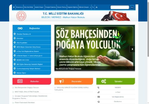 BİLECİK / MERKEZ - Malhun Hatun İlkokulu