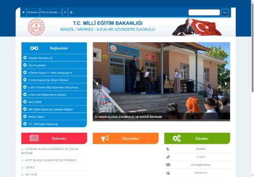 BİNGÖL / MERKEZ - ILICALAR UZUNDERE İLKOKULU