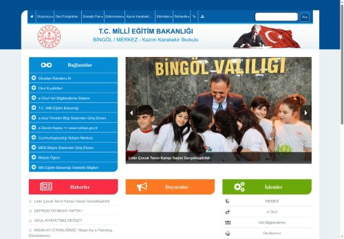 BİNGÖL / MERKEZ - Kazım Karabekir İlkokulu
