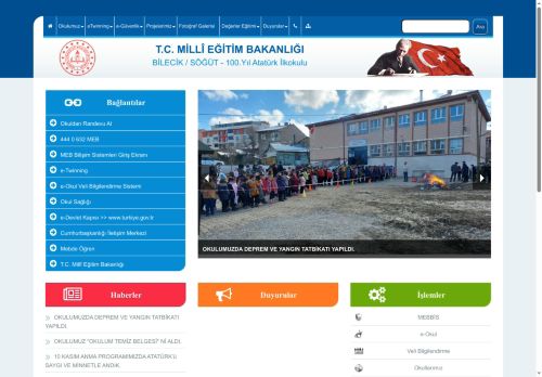 BİLECİK / SÖĞÜT - 100.Yıl Atatürk İlkokulu