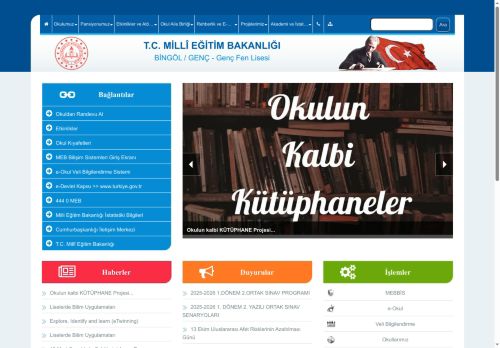 BİNGÖL / GENÇ - Genç Fen Lisesi