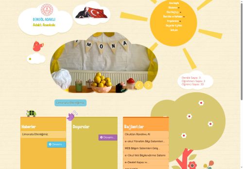 BİNGÖL / ADAKLI - Adaklı Anaokulu