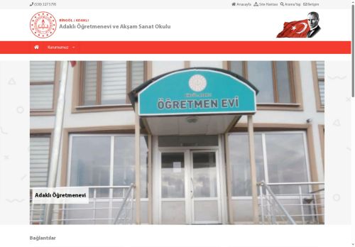 BİNGÖL / ADAKLI - Adaklı Öğretmenevi ve Akşam Sanat Okulu