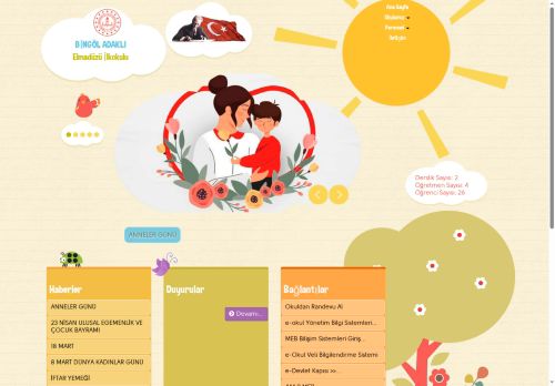 BİNGÖL / ADAKLI - Elmadüzü İlkokulu