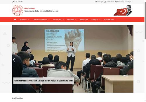 BİNGÖL / GENÇ - Genç Anadolu İmam Hatip Lisesi