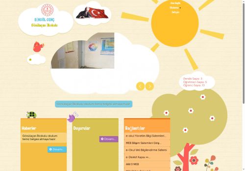 BİNGÖL / GENÇ - Gönülaçan İlkokulu