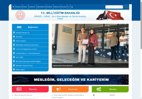 BİNGÖL / GENÇ - İbn-i Sina Mesleki ve Teknik Anadolu Lisesi