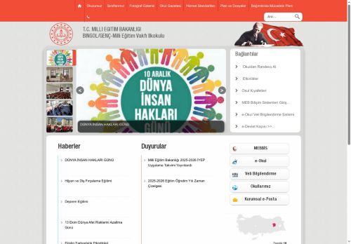 BİNGÖL / GENÇ - Milli Eğitim Vakfı İlkokulu