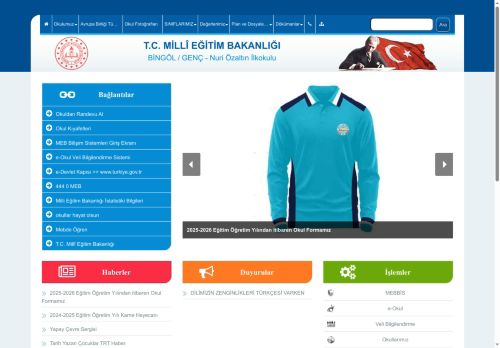 BİNGÖL / GENÇ - Nuri Özaltın İlkokulu