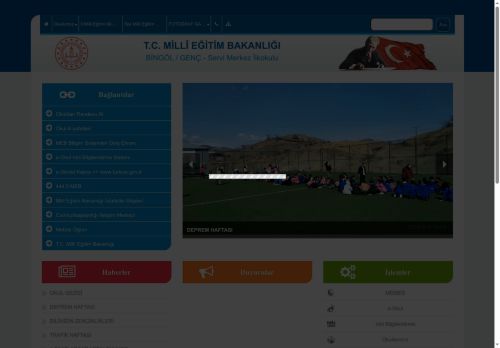 BİNGÖL / GENÇ - Servi Merkez İlkokulu
