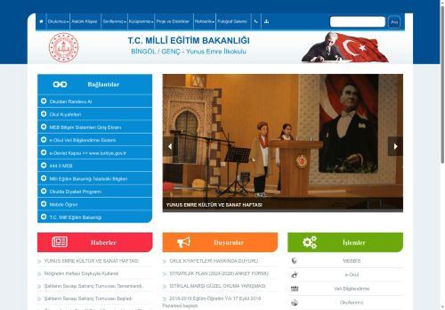 BİNGÖL / GENÇ - Yunus Emre İlkokulu