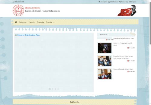 BİNGÖL / KARLIOVA - Kalencik İmam Hatip Ortaokulu