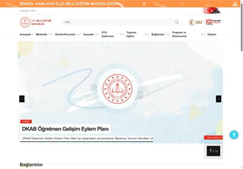 MEB BİNGÖL - KARLIOVA İLÇE MİLLÎ EĞİTİM MÜDÜRLÜĞÜ