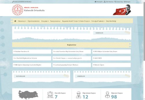 BİNGÖL / KARLIOVA - Kalencik Ortaokulu