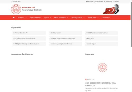 BİNGÖL / KARLIOVA - Kantarkaya İlkokulu