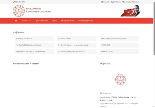 BİNGÖL / KARLIOVA - Kantarkaya Ortaokulu