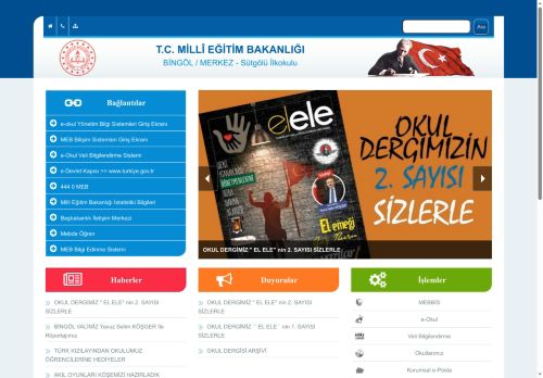 BİNGÖL / MERKEZ - Sütgölü İlkokulu