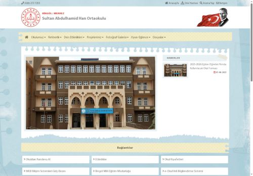 BİNGÖL / MERKEZ - Sultan Abdulhamid Han Ortaokulu