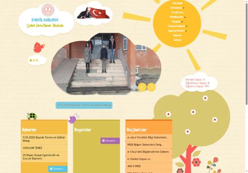 BİNGÖL / KARLIOVA - Şehit İdris Demir İlkokulu