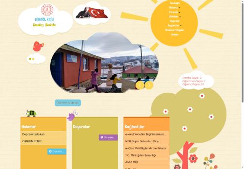 BİNGÖL / KIĞI - Çanakçı İlkokulu