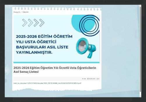 BİNGÖL / KIĞI - Kiği Halk Eğitimi Merkezi