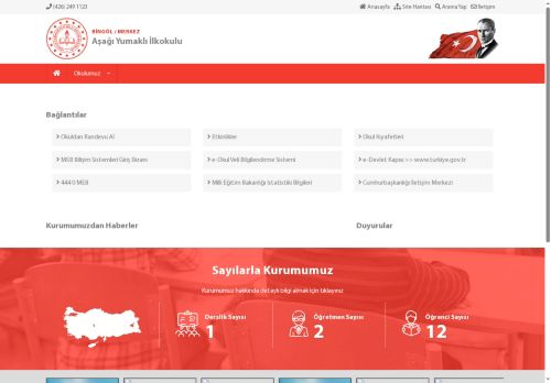 BİNGÖL / MERKEZ - Aşağı Yumaklı İlkokulu
