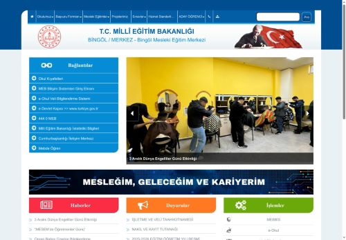 BİNGÖL / MERKEZ - Bingöl Mesleki Eğitim Merkezi