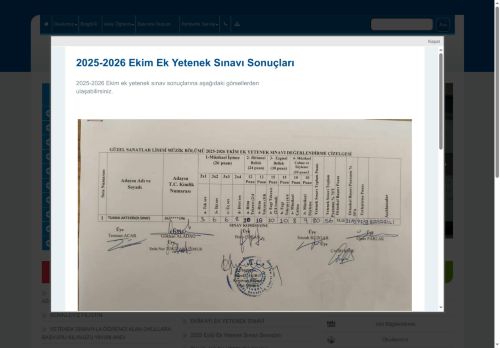 BİNGÖL / MERKEZ - Bingöl Güzel Sanatlar Lisesi