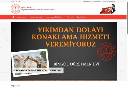 BİNGÖL / MERKEZ - Öğretmenevi ve Akşam Sanat Okulu