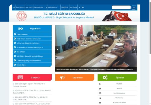 BİNGÖL / MERKEZ - Bingöl Rehberlik ve Araştırma Merkezi