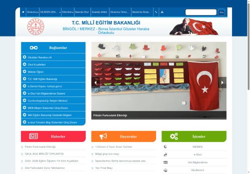 BİNGÖL / MERKEZ - Borsa İstanbul Gözeler Haraba Ortaokulu