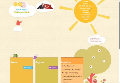 BİNGÖL / MERKEZ - Büyüktekören İlkokulu