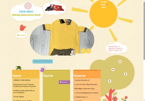 BİNGÖL / MERKEZ - Çeltiksuyu Sabah Gazetesi İlkokulu