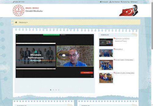 BİNGÖL / MERKEZ - Direkli İlkokulu