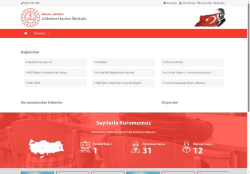 BİNGÖL / MERKEZ - Gökdere Hacılar İlkokulu