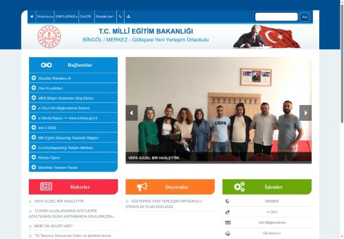 BİNGÖL / MERKEZ - Göltepesi Yeni Yerleşim Ortaokulu