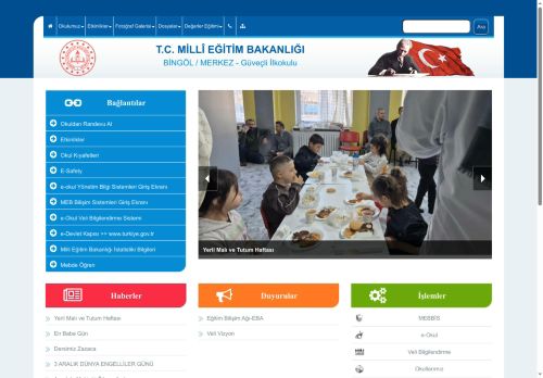 BİNGÖL / MERKEZ - Güveçli İlkokulu