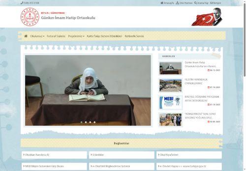 BİTLİS / GÜROYMAK - Günkırı İmam Hatip Ortaokulu