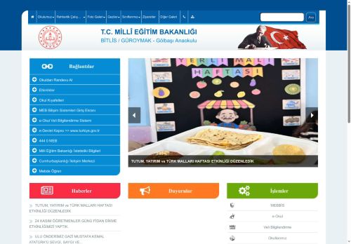 BİTLİS / GÜROYMAK - Gölbaşı Anaokulu