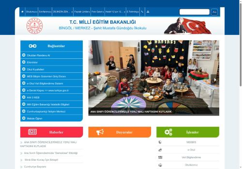 BİNGÖL / MERKEZ - Şehit Mustafa Gündoğdu İlkokulu