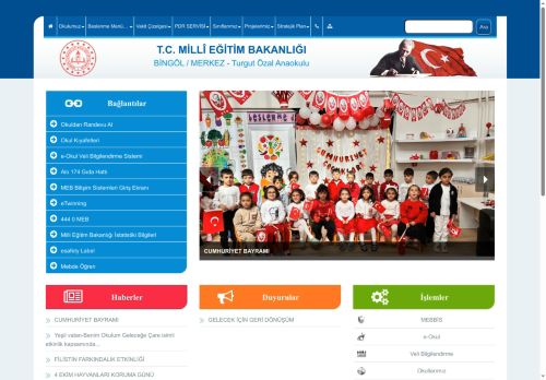 BİNGÖL / MERKEZ - Turgut Özal Anaokulu