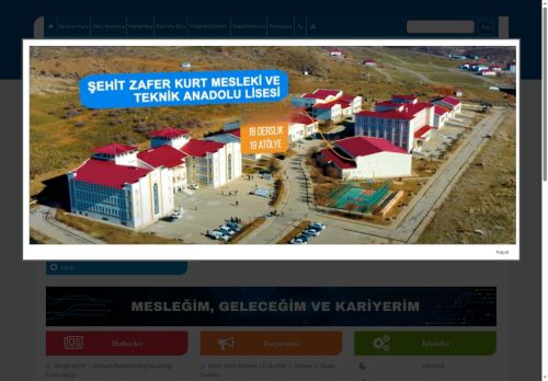 BİNGÖL / MERKEZ - Şehit Zafer Kurt Mesleki ve Teknik Anadolu Lisesi