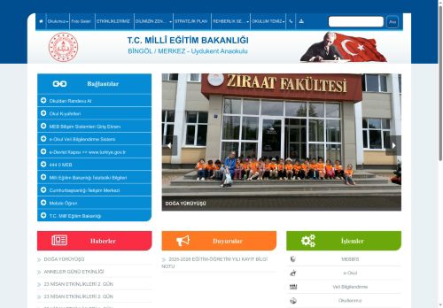 BİNGÖL / MERKEZ - Uydukent Anaokulu