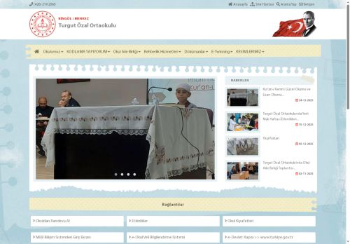 BİNGÖL / MERKEZ - Turgut Özal Ortaokulu