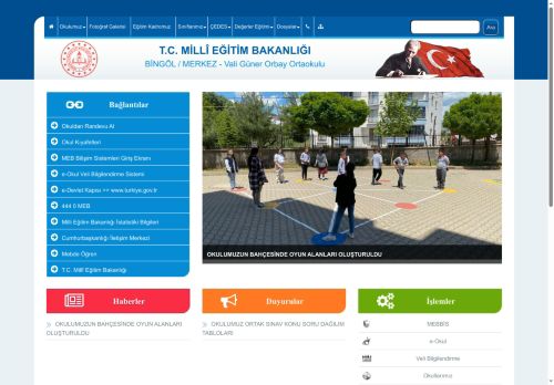 BİNGÖL / MERKEZ - Vali Güner Orbay Ortaokulu