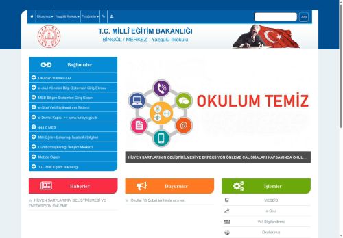 BİNGÖL / MERKEZ - Yazgülü İlkokulu