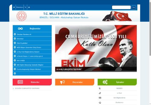 BİNGÖL / SOLHAN - Abdulvahap Salcan İlkokulu